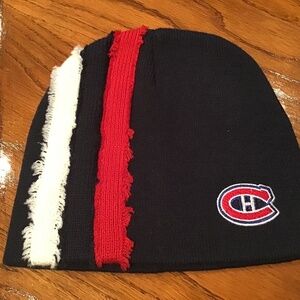 Hat with Canadians logo